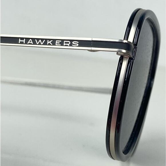 HAWKERS x BALR. Captain Limited Edition Stainless/Black Aviator Sunglasses - Picture 6 of 13